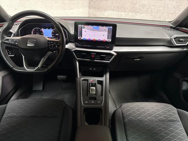 Seat LEON 1.4 TSI eHybrid PHEV FR 204Pk Automaat (APPLE CARPLAY, GROOT NAVI, STUUR/STOELVERWARMING, CAMERA, SPORTSTOELEN, ZWART HEMEL, GETINT GLAS, ADAPTIVE CRUISE, NIEUWE APK, NIEUWSTAAT)