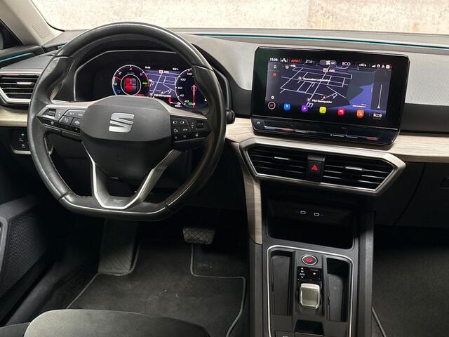 Seat LEON 1.4 TSI eHybrid PHEV FR Intense 204Pk Automaat (APPLE CARPLAY, GROOT NAVI, MEMORY SEAT, STUUR/STOELVERWARMING, CAMERA, GETINT GLAS, KEYLESS, NIEUWSTAAT)