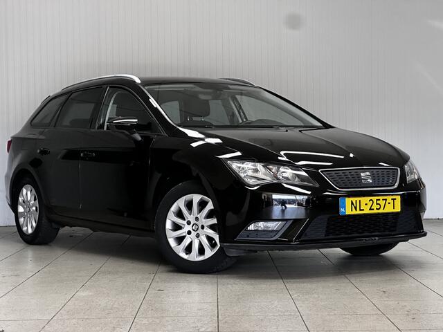 Seat LEON ST 1.0 EcoTSI Style Connect/ Apple + android/ Navi/ Clima/ Cruise/ Elek. pakket/ Isofix/ Bluetooth/ Armsteun/ Multi. LEDER. Stuur/ Mistl./ PDC/ Extra getint glas.