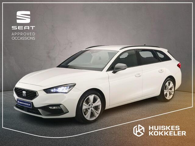 Seat LEON Sportstourer FR 1.5 TSI 115pk Cruise control, Parkeersensoren, App connect, LED koplampen, Airco, DAB, Radio, Bluetooth
