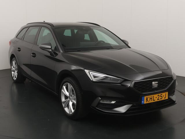 Seat LEON Sportstourer 1.5 TSI e-Hybrid 204pk FR Business | Trekhaak | Stoel- en stuurwiel verwarming | Adapt. Cruise | Camera | 1/2 leer | Fabrieksgarantie t/m 05-2029 |