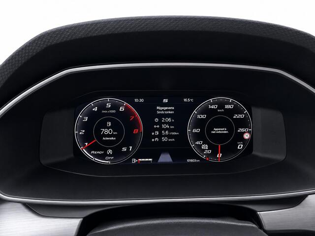 Seat LEON 1.0 eTSI FR Business Intense Matrix LED Adaptive Cruise Park Assist Virtual Cockpit 10" navigatie 18" Velgen Side Assist/uitparkeerhulp