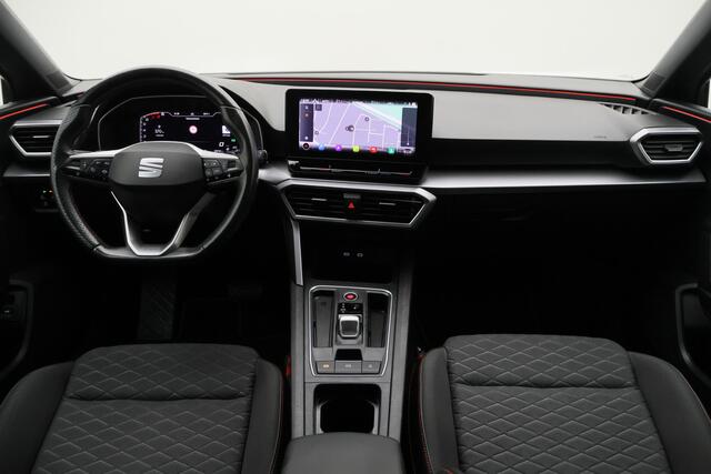 Seat LEON Sportstourer 1.0 eTSI FR Business Intense Eerste Eigenaar, Virtual Cockpit, ACC, Camera, Apple Carplay, LED, 18''