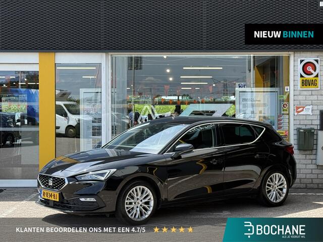 Seat LEON 1.5 eTSI FR Business Intense | NAP | Navigatie | Stoel & stuur verwarming | Achteruitrijcamera | LED | DAB | Climate Control | Draadloze tel lader |