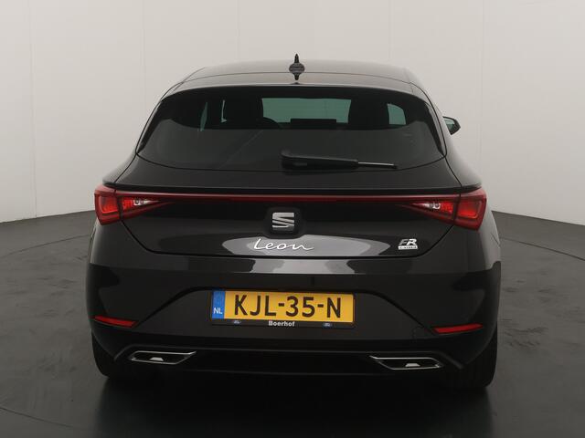 Seat LEON 1.5 TSI e-Hybrid 204 pk FR Business | Stoel- en stuurwiel verwarming | Adapt. Cruise | Camera | 1/2 leer | Fabrieksgarantie t/m 05-2029 |