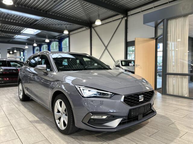 Seat LEON Sportstourer 1.5 TSI e-Hybrid 204pk FR Business | Trekhaak | Stoel- en stuurwiel verwarming | Adapt. Cruise | Camera | 1/2 leer | Fabrieksgarantie t/m 05-2029 |