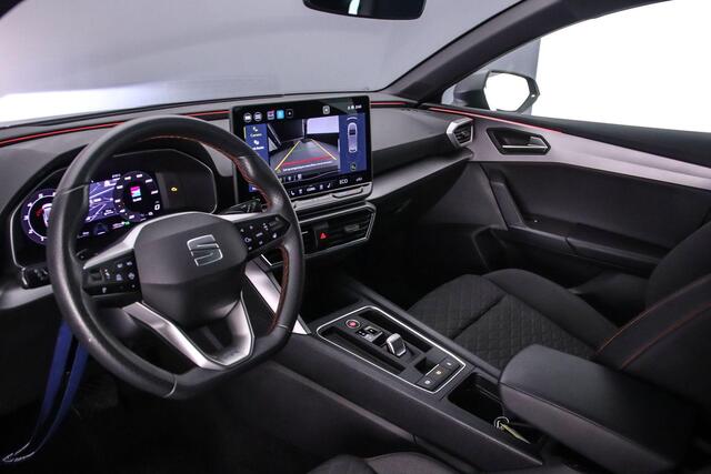 Seat LEON Sportstourer FR Business 1.5 TSI eHybrid 204pk DSG Automaat Trekhaak, Adaptive cruise control, Achteruitrijcamera, Stoelverwarming, LED koplampen, App connect