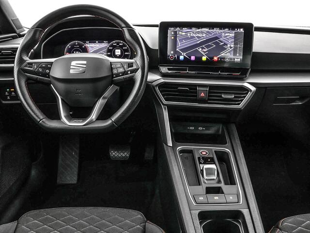 Seat LEON 1.4 TSI eHybrid PHEV 204pk DSG FR Business Intense · Camera · Stuur- & Stoelverwarming · Parkeer assistent · Apple/Android Car Play · Sportstoelen ·