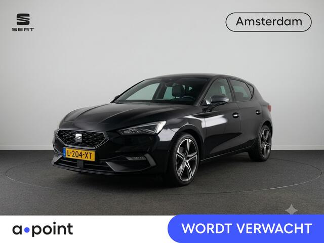 Seat LEON 1.5 eTSI FR Business Intense 150 pk Automaat | Navigatie | Parkeersensoren (Park assist) | Achteruitrijcamera | Elektr. bestuurdersstoel met geheugen | Keyless | Stoel/stuur verwarming |