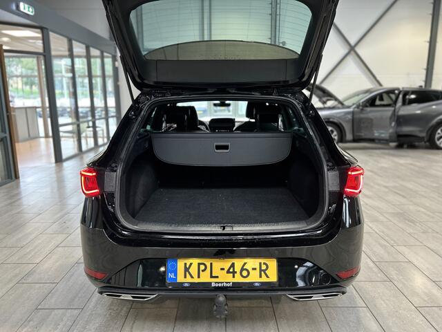 Seat LEON Sportstourer 1.5 TSI e-Hybrid 204pk FR Business PHEV | Trekhaak | Stoel- en stuurwiel verwarming | Adapt. Cruise | Camera | 1/2 leer | Fabrieksgarantie t/m 05-2028 |