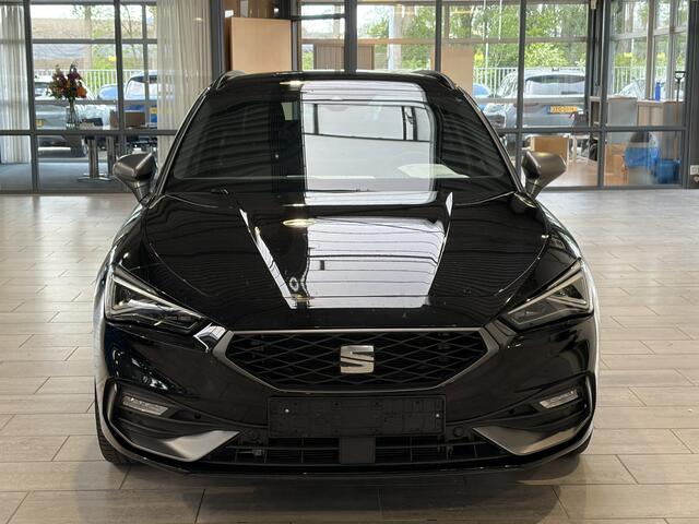 Seat LEON Sportstourer 1.5 TSI e-Hybrid PHEV 204 pk FR Business | Trekhaak | Stoel- en stuurwiel verwarming | Adapt. Cruise | Camera | 1/2 leer |