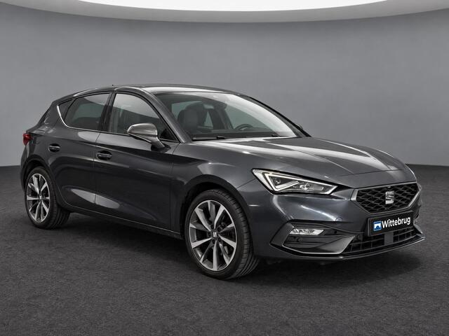 Seat LEON 1.4 TSI eHybrid PHEV FR Business Intense / AUTOMAAT/ PANO/ CAMERA/ PARK. SENSOREN/ MEMORY SEATS/ DODE HOEK/ LED/ STOEL-STUURVERWARM./ FULL LINK/ ADAPT. CRUISE/ TRAVEL ASSIST/ DCC/ NAVI/ CLIMA/ DAB/ 18" LMV