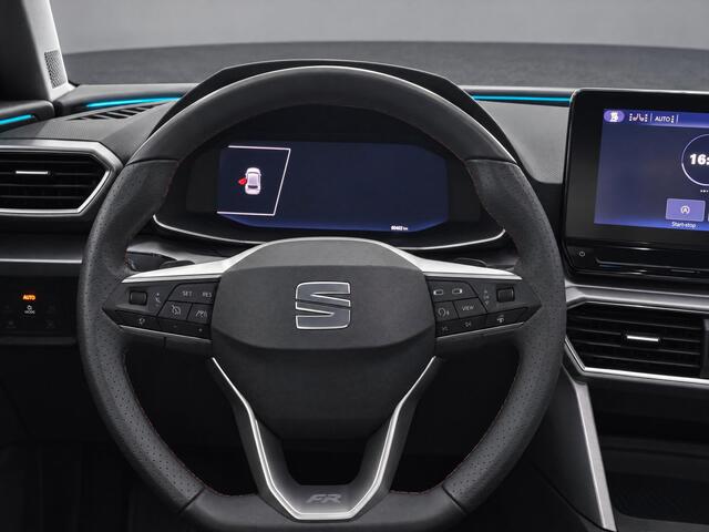 Seat LEON 1.4 TSI eHybrid PHEV FR Business Intense / AUTOMAAT/ PANO/ CAMERA/ PARK. SENSOREN/ MEMORY SEATS/ DODE HOEK/ LED/ STOEL-STUURVERWARM./ FULL LINK/ ADAPT. CRUISE/ TRAVEL ASSIST/ DCC/ NAVI/ CLIMA/ DAB/ 18" LMV