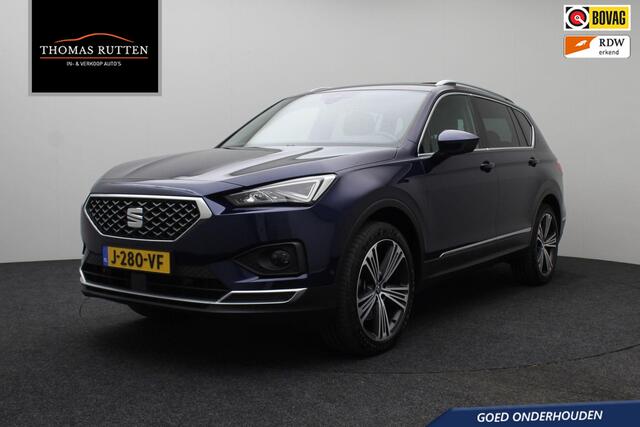 Seat Tarraco 2.0 TSI 4DRIVE Xcellence 2019 Panoramadak | Carplay | Digitaal dashboard | 7 persoons | Cruise control | Climate control | Trekhaak | PDC | LED | Stoelverwarming | Lichtmetaal |
