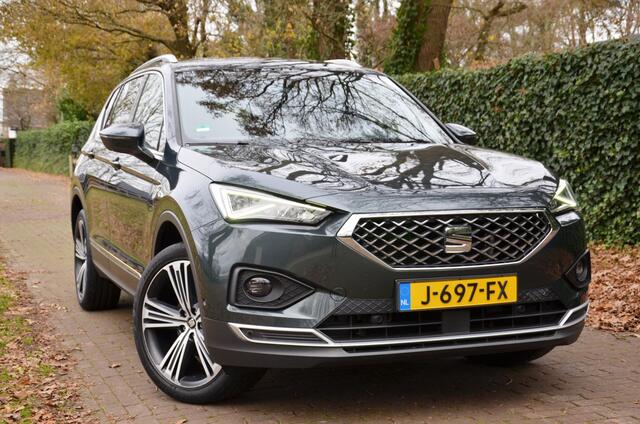 Seat Tarraco 1.5 TSI Xcellence 7 Persoons Automaat/Navi/Pdc/Ecc/Achteruitrijcamera/Virtueel dashboard/Privacy-Glass/Cr-Controle/20-Inch Lmv/Stoel en achterbankverwarming/Leer