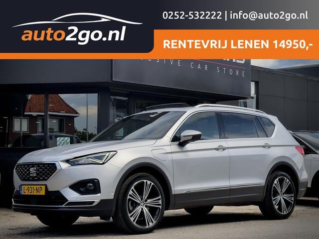Seat Tarraco 1.4 TSI AUT6 E-HYBRID PHEV XCELLENCE. PANODAK LEDER NAVI CAMERA DIGI-DASH APPLE-CARPLAY LED 20 INCH-LMV PDC