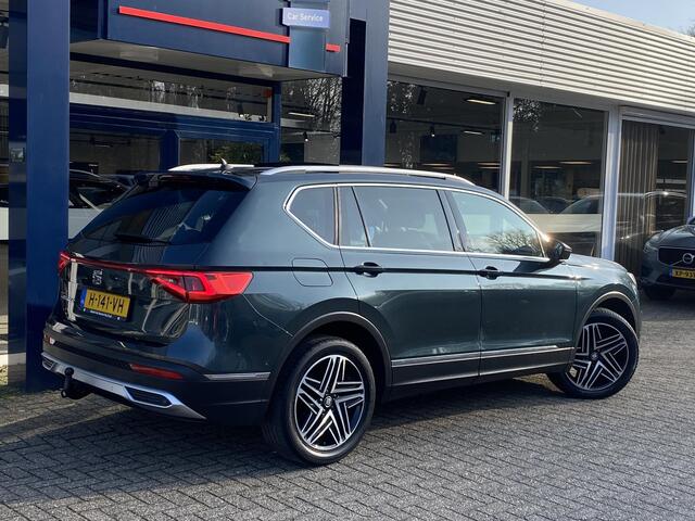 Seat Tarraco 1.5 TSI Xcellence / Automaat / NL-Auto / Vol-Leder / Open-Panodak / Stoelverwarming V+A / Apple-Carplay & Android-Auto / Adaptieve Cruise-Control / Climate-Control / Elektr.-Trekhaak / Elektr.-Achterklep / Keyless / Draadloze-Telefoonlader / DAB Radio-Blu