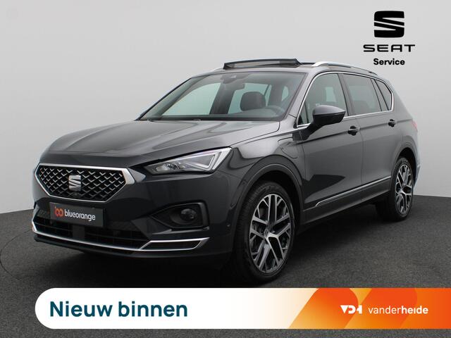 Seat Tarraco Xperience PHEV 1.4 TSI e-Hybrid 245pk full led, trekhaak, standkachel, 360gr. camera, schuif-kanteldak, adaptive cruise, side assist, stoelverwarming voor & achter, alarm, keyless, 20" lichtmetaal