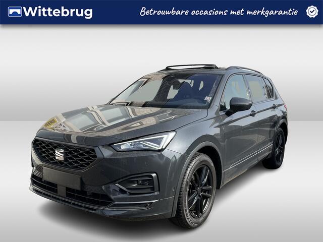 Seat Tarraco 1.5 TSI FR / AUTOMAAT/ PANO/ TREKHAAK/ MEMORYSEAT/ STUUR+STOELVERWARM.V+A/ PARK.SENSOR.V+A/ CAMERA/ ELEK.ACHTERKLEP/ DODEHOEK/ DCC/ FULL LINK/ ACC/ KEYLESS/ BEATS AUDIO/ DAB/ NAVI/ CLIMA/ LED/ 20'' LMV