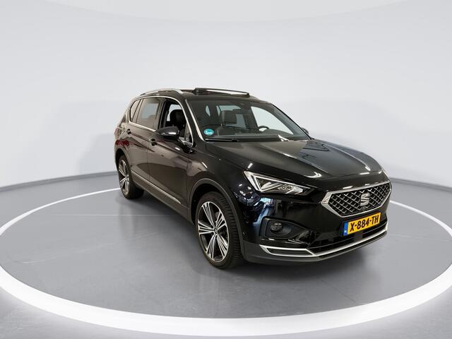 Seat Tarraco 1.4 TSI e-Hybrid 245pk DSG PHEV FR · Panoramadak · Inklap. Trekhaak · Side Assist · Lederen Bekleding · 360 Camera · Stuur- & Stoelverwarming ·