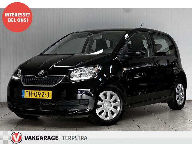 Skoda CITIGO 1.0 Greentech Ambition/ DEALER ONDERHOUDEN!/ MAPS + MORE/ 5-Drs/ Airco/ CRUISE!/ Elek. pakket/ Isofix/ Bluetooth/ LED Dagrijverl./ Getint Glas/ Metallic lak.