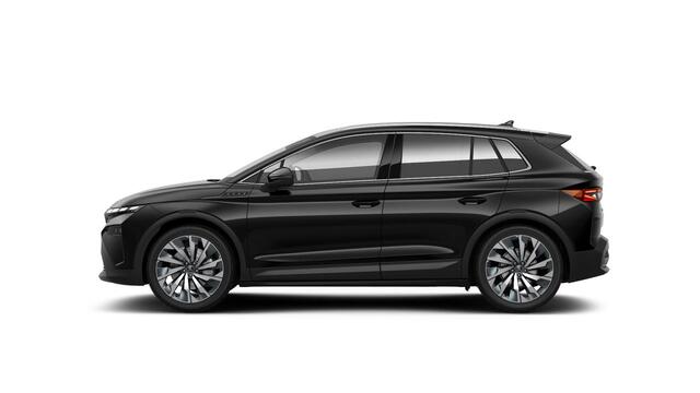 Skoda Elroq 85 Business Edition 286 pk | Business Upgrade Pakket ADVANCDED | Leder zwart | 21 inch lichtmetalen velgen