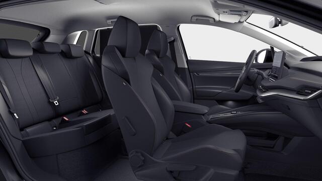 Skoda Elroq 85 Business Edition 286 pk | Business Upgrade Pakket ADVANCDED | Leder zwart | 21 inch lichtmetalen velgen