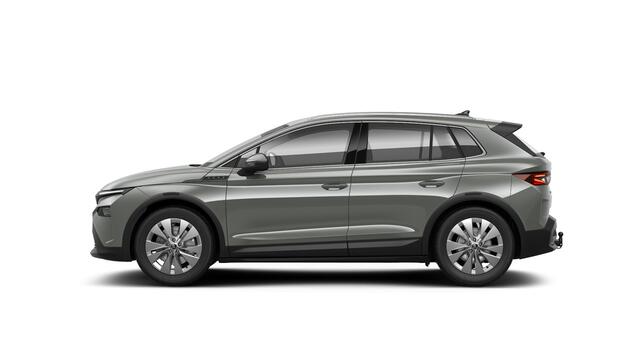 Skoda Elroq 82 Elektromotor 286 1AT Intro Alpha Automaat | Mechanisch wegklapbare trekhaak | LED interieurverlichting inclusief sfeerverlichting met keuze uit verschillende kleuren | Airconditioning automatisch, 2-zone (Climatronic) | KESSY (Keyless Entry and Start s