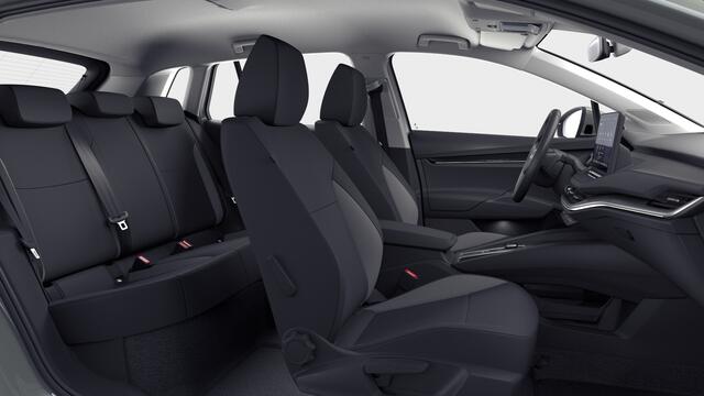 Skoda Elroq 82 Elektromotor 286 1AT Intro Alpha Automaat | Mechanisch wegklapbare trekhaak | LED interieurverlichting inclusief sfeerverlichting met keuze uit verschillende kleuren | Airconditioning automatisch, 2-zone (Climatronic) | KESSY (Keyless Entry and Start s