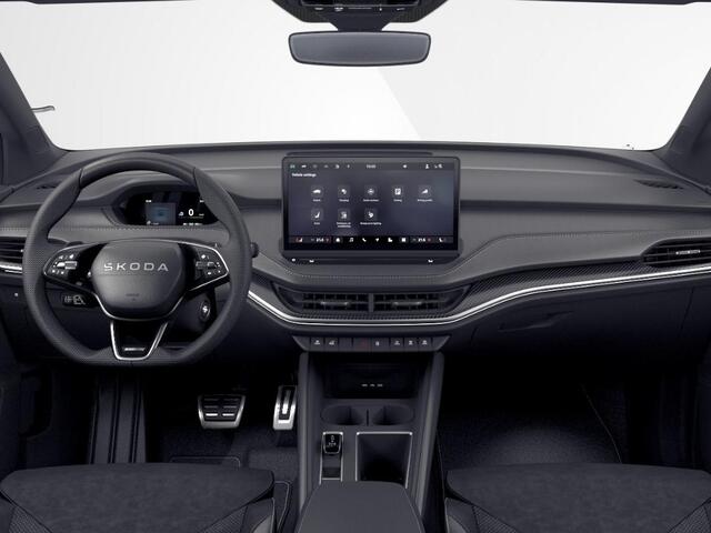 Skoda Elroq Business Edition Elektromotor 150 kW / 204 PK SUV Elektromotor 210 kW / 286 PK SUV Elektri | Trekhaak | display 13" met Navigatie | Climate Control | Sensoren V+A | Verw. Stuur en Stoel | Camera | Adap. Cruise | Private Lease ¤650,- pm
