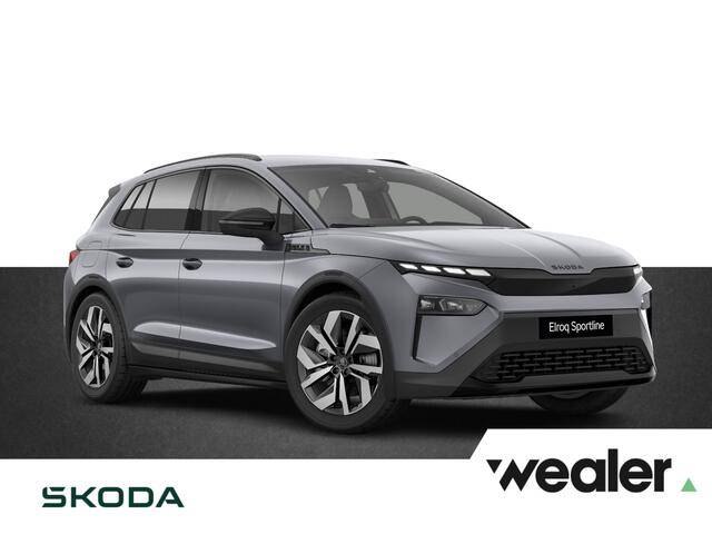 Skoda Elroq 85 Sportline 286 PK | Rondom Camera | 20" Lichtmetalen velgen | Trekhaak | Head up display |