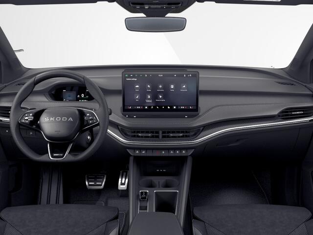Skoda Elroq Sportline Elektromotor 150 kW / 204 PK SUV Elektri | Metallic Lak | trekhaak wegklapbaar | Business upgrade Plus | 1500,- inruilvoordeel!