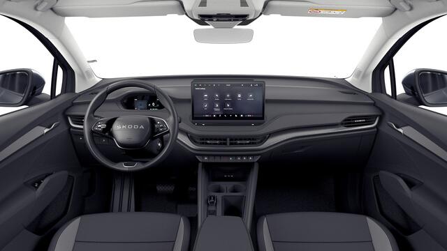 Skoda Elroq 63 Elektromotor 204 1AT Business Edition Automaat | Navigatiesysteem | Climatronic, elektronische airconditioning met 2 klimaatzones, pollenfilter, vochtigheidssensor | LED interieurverlichting inclusief sfeerverlichting en buitenspiegels inclusief boardi