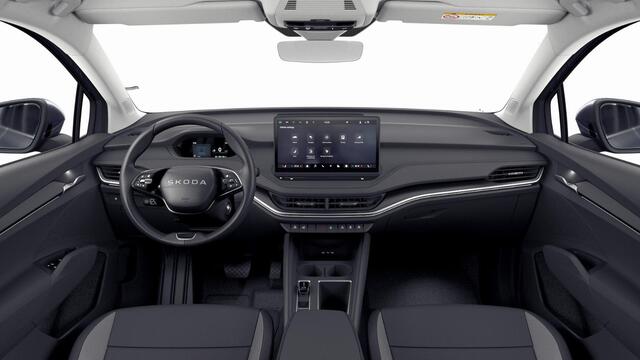 Skoda Elroq 82 Elektromotor 286 1AT Business Edition Automaat | KESSY (Keyless Entry and Start stop System) | Sunset incl. geluidsdempende zijruiten vóór | LED interieurverlichting inclusief sfeerverlichting met keuze uit verschillende kleuren