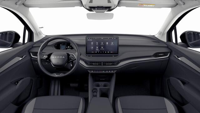 Skoda Elroq 63 Elektromotor 204 1AT Business Edition Automaat | Navigatiesysteem | Trekhaak wegklapbaar | Climatronic, elektronische airconditioning met 2 klimaatzones, pollenfilter, vochtigheidssensor | LED interieurverlichting inclusief sfeerverlichting en buitensp