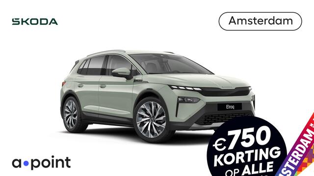 Skoda Elroq 85 Business Edition 286 pk | Business Upgrade pakket - ADVANCED | 21 inch lichtmetalen velgen | Wegklapbare trekhaak | Warmtepomp