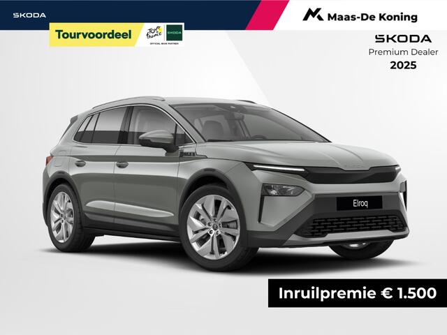 Skoda Elroq Business Edition Tour Elektromotor 210 kW / 286 PK | Trekhaak | 20'' Vega Velgen | Steel Grey | 1500,- inruilvoordeel!!