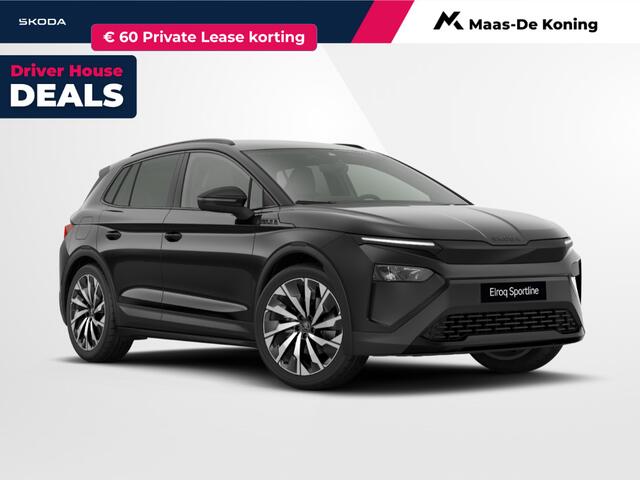 Skoda Elroq Sportline Elektromotor 150 kW / 204 PK SUV Elektri | 21'' Lichtmetalen Velgen | Trekhaak wegklapbaar | 1500,- inruilvoordeel!!