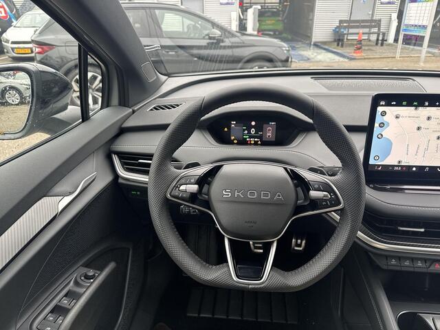 Skoda Elroq Sportline Elektromotor 210 kW / 286 PK SUV Elektri sch | Steel Grey | Trekhaak wegklapbaar | 3000,- inruilbonus