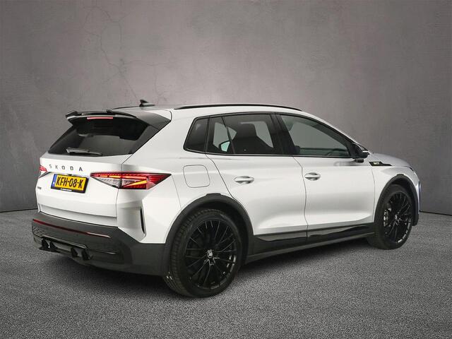 Skoda Elroq 85X RS 340pk Automaat Adaptive cruise control, Black pack, Achteruitrijcamera, Elektrische achterklep, LED matrix koplampen, Navigatie, Stuurwiel verwarmd