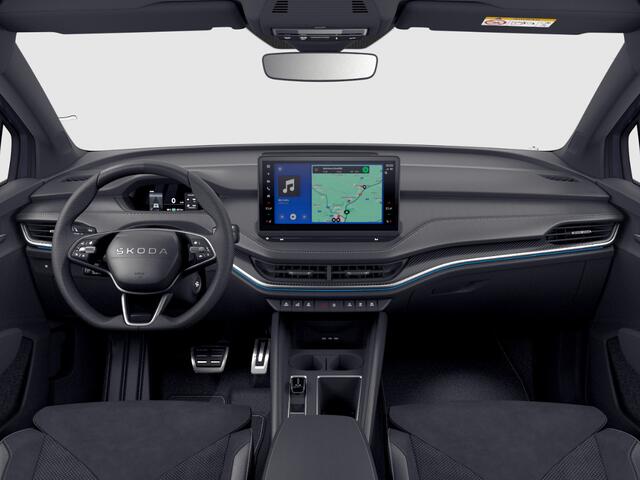 Skoda Elroq Sportline Elektromotor 210 kW / 286 PK SUV Graphite Grey | Trekhaak wegklapbaar | 3.000,- inruilbonus!!