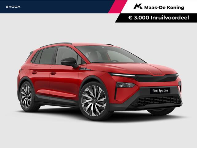 Skoda Elroq Sportline Elektromotor 210 kW / 286 PK SUV 21'' velgen | trekhaak wegklapbaar | 3.000,- inruilbonus!!