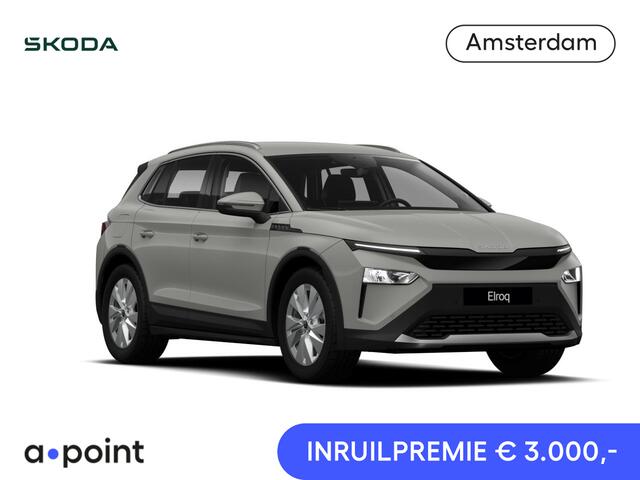 Skoda Elroq 60 Tour Edition | Steel Grey | Android Infotainment + Navigatie | Verwarmbaar Stuurwiel + Voorstoelen | Parkeersens V+A + Achteruitrijcamera | Adaptieve Cruise Control | Blind Spot Assist