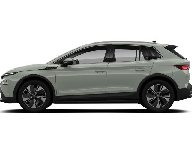 Skoda Elroq 60 Tour Edition | Timiano Green | 19'' Antraciet Regulus Velgen| Android Infotainment + Navigatie | Verwarmbaar Stuurwiel + Voorstoelen | Parkeersens V+A + Achteruitrijcamera | Adaptieve Cruise Control | Blind Spot Assist