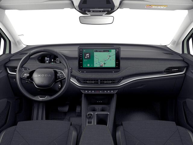 Skoda Elroq 60 Tour Edition | Smokey Diamond Metallic | Android Infotainment + Navigatie | Verwarmbaar Stuurwiel + Voorstoelen | Parkeersens V+A + Achteruitrijcamera | Adaptieve Cruise Control | Blind Spot Assist