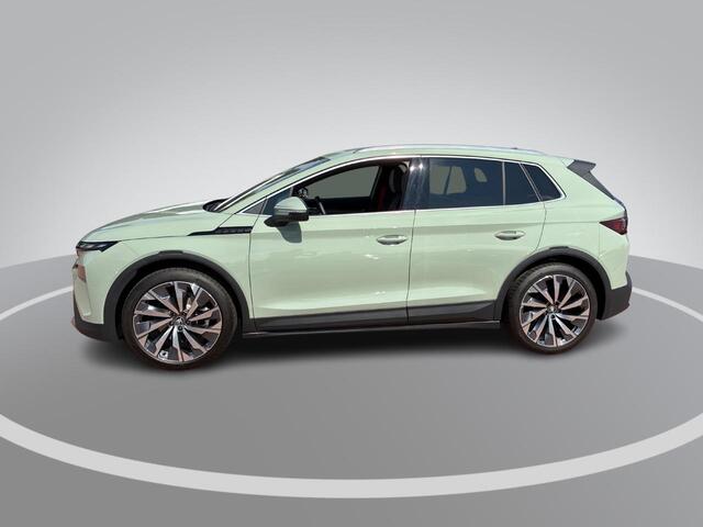 Skoda Elroq 85 Business Edition | 21'' inch Velgen Supernova | Trekhaak wegklapbaar | Winter pakket | Business Upgrade - Plus | Timiano Green | Direct Leverbaar!!!
