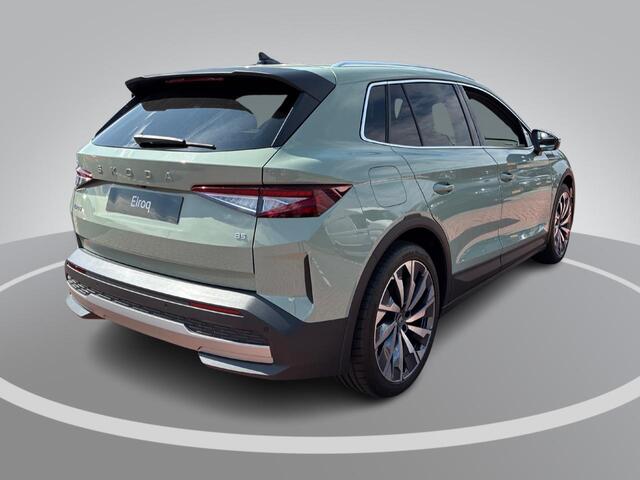 Skoda Elroq 85 Business Edition | 21'' inch Velgen Supernova | Trekhaak wegklapbaar | Winter pakket | Business Upgrade - Plus | Timiano Green | Direct Leverbaar!!!