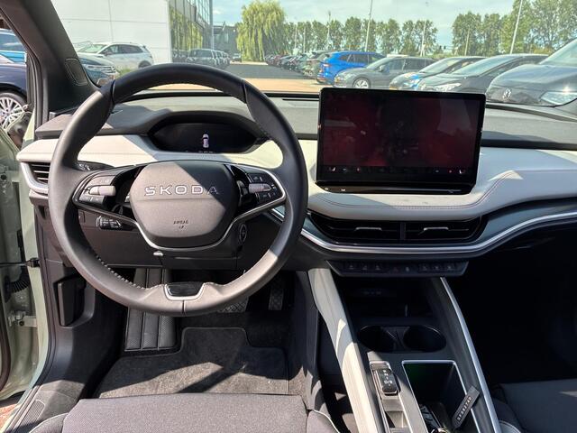 Skoda Elroq 85 Business Edition | 21'' inch Velgen Supernova | Trekhaak wegklapbaar | Winter pakket | Business Upgrade - Plus | Timiano Green | Direct Leverbaar!!!