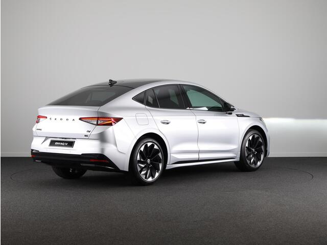 Skoda Enyaq iV Coupé 80 Sportline 204 pk Canton Audio | Head up Display | Verwarmbare voorstoelen en achterbank | Crystal Face
