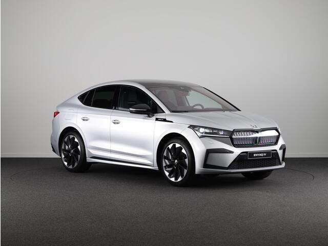 Skoda Enyaq iV Coupé 80 Sportline 204 pk Canton Audio | Head up Display | Verwarmbare voorstoelen en achterbank | Crystal Face